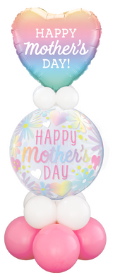 Mother's Day Floral Bubble Balloon Stand Up