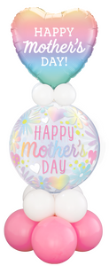 Mother's Day Floral Bubble Balloon Stand Up