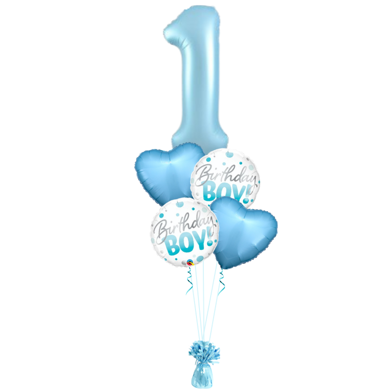 First Birthday Classic Bouquet - Blue