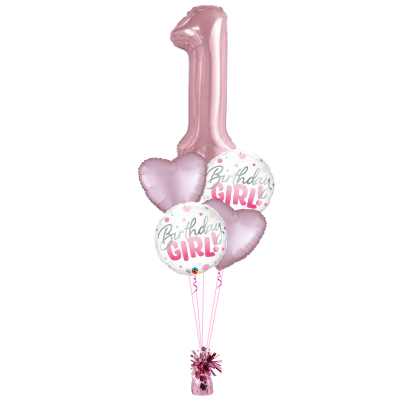 First Birthday Classic Bouquet - Pink