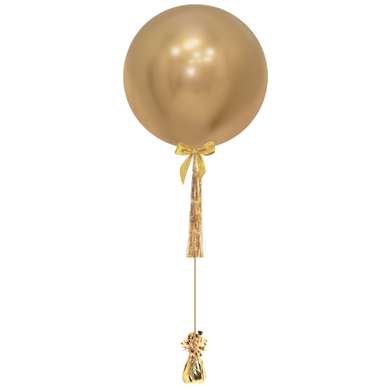 60cm Plain Latex Balloon with Tassel