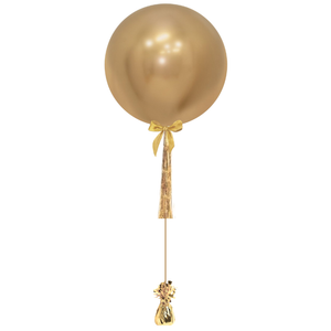 60cm Plain Latex Balloon with Tassel
