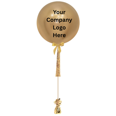 60cm Balloon with Logo and Tassel