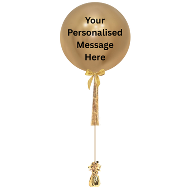 60cm Personalised Latex Balloon with Tassel