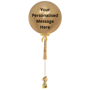 60cm Personalised Latex Balloon with Tassel
