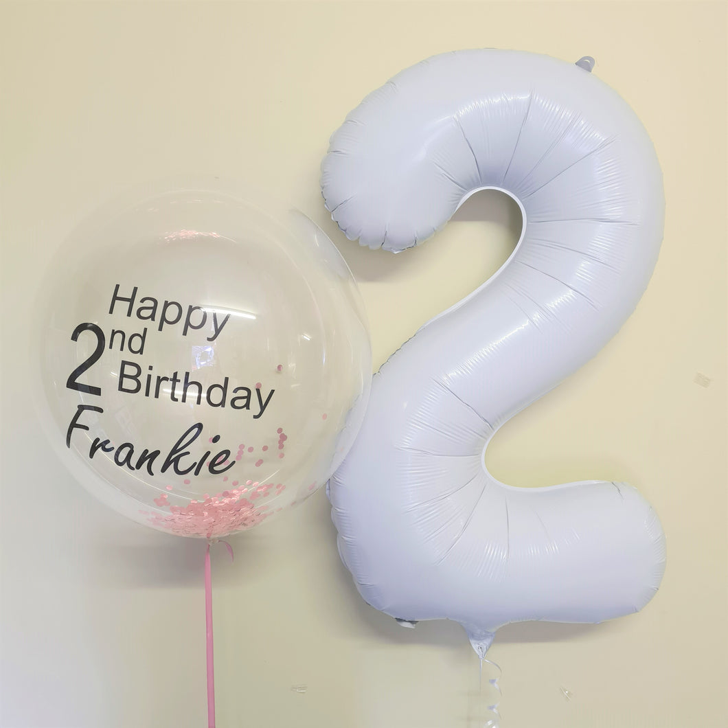 Number & Bubble Combo