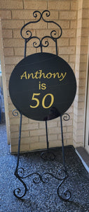 Easel with Personalised Disc