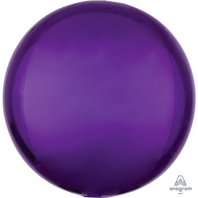 PURPLE Orbz Balloon 40cm (16