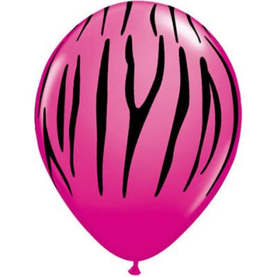 Single Printed 28cm Balloon with ribbon