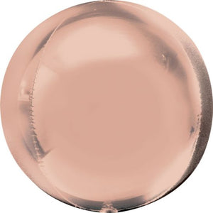 ROSE GOLD Orbz Balloon 40cm (16") - Helium Filled