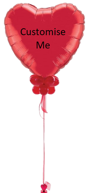 Huge Heart Balloon with Personalised Message
