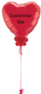 Huge Heart Balloon with Personalised Message