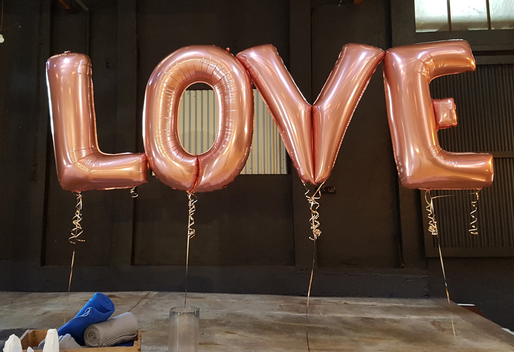 Jumbo Letters, Helium Filled - Each