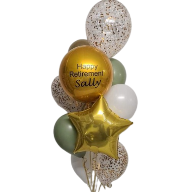 Personalised Retirement Bouquet