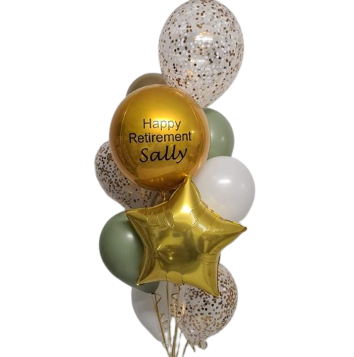 Personalised Retirement Bouquet